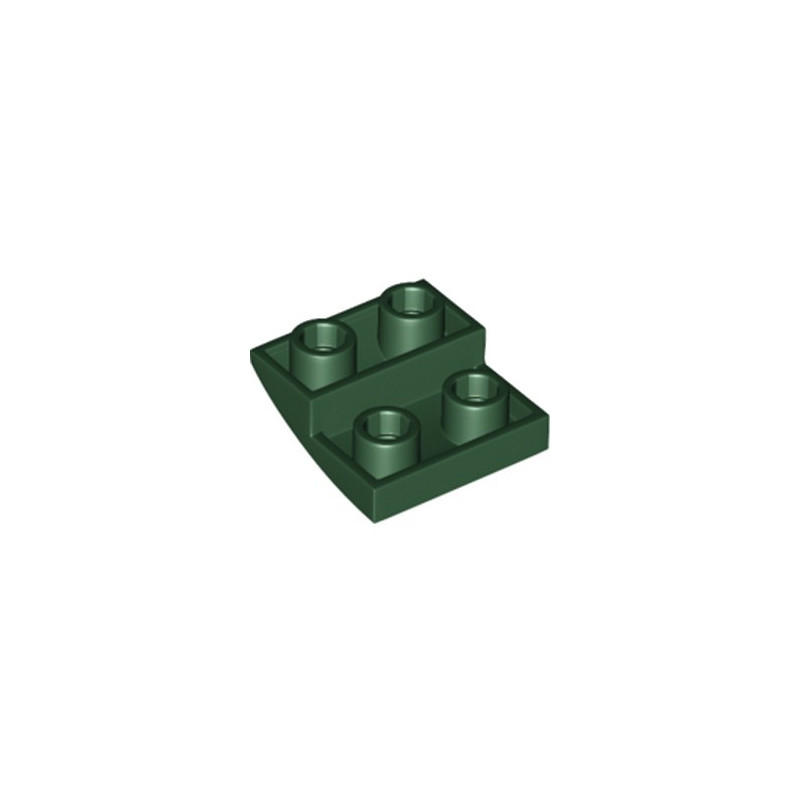 LEGO 6255896 BRIQUE 2X2X2/3, INVERTED BOW - EARTH GREEN