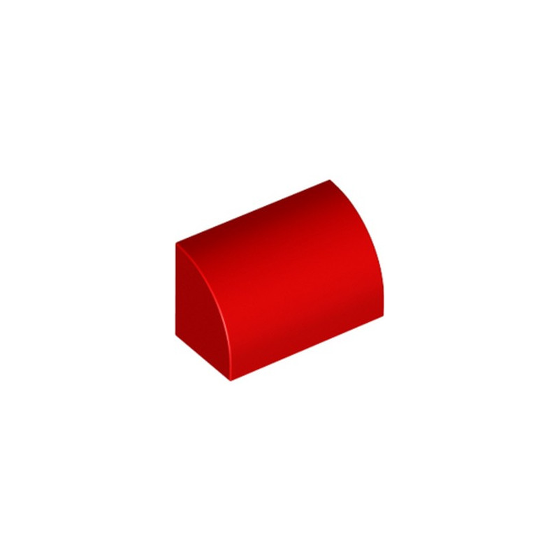 LEGO 6252037 1/2 DOME 1X2 - ROUGE