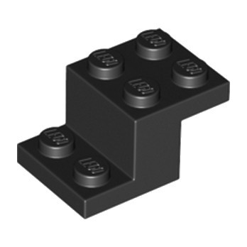 LEGO 6395375 BRIQUE PLATE 2X3X1 1/3 - NOIR