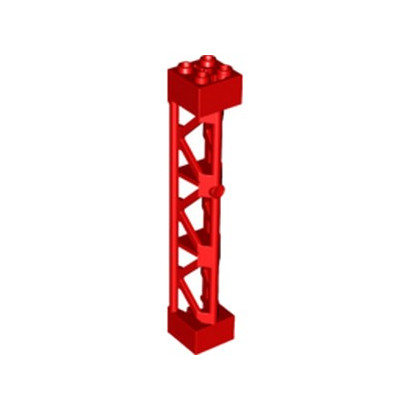 LEGO 6250028 LATTICE TOWER 2X2X10 W/CROSS - RED