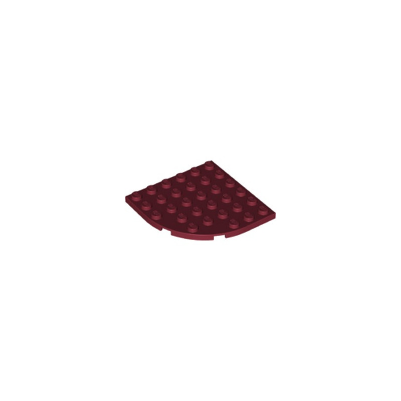 LEGO 6227518 PLATE 6X6 - NEW DARK RED