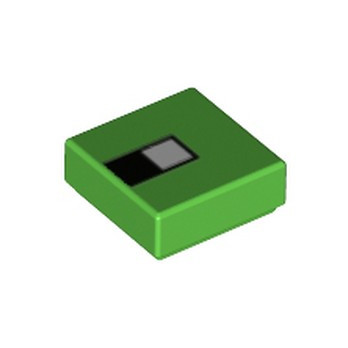 LEGO 6253176 IMPRIME MINECRAFT 1X1 - BRIGHT GREEN