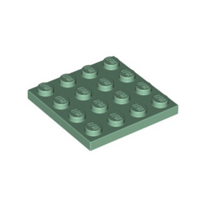 LEGO 6227073 PLATE 4X4 - SAND GREEN