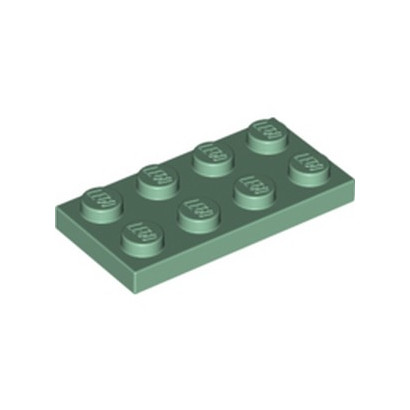 LEGO 6249817 PLATE 2X4 - SAND GREEN
