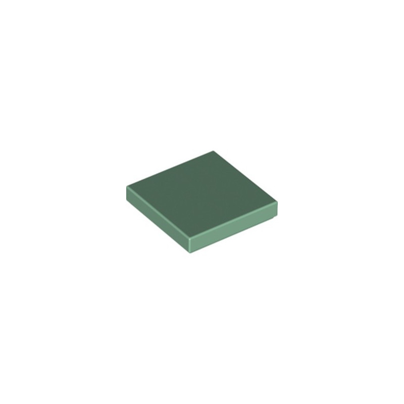 LEGO 6133896 PLATE LISSE  2X2 - SAND GREEN