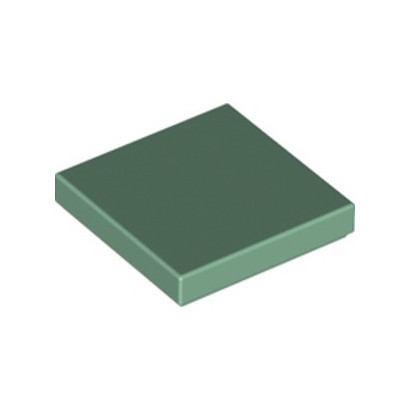 LEGO 6133896 PLATE LISSE  2X2 - SAND GREEN