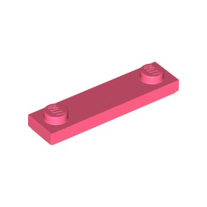 LEGO 6259780 PLATE 1X4 W. 2 KNOBS - CORAL