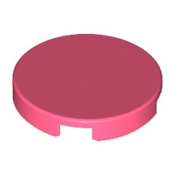 LEGO 6258405 FLAT TILE 2X2 ROUND - CORAL