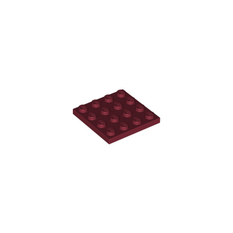 LEGO 6134368 PLATE 4X4 - NEW DAR RED