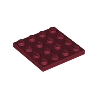 LEGO 6134368 PLATE 4X4 - NEW DAR RED
