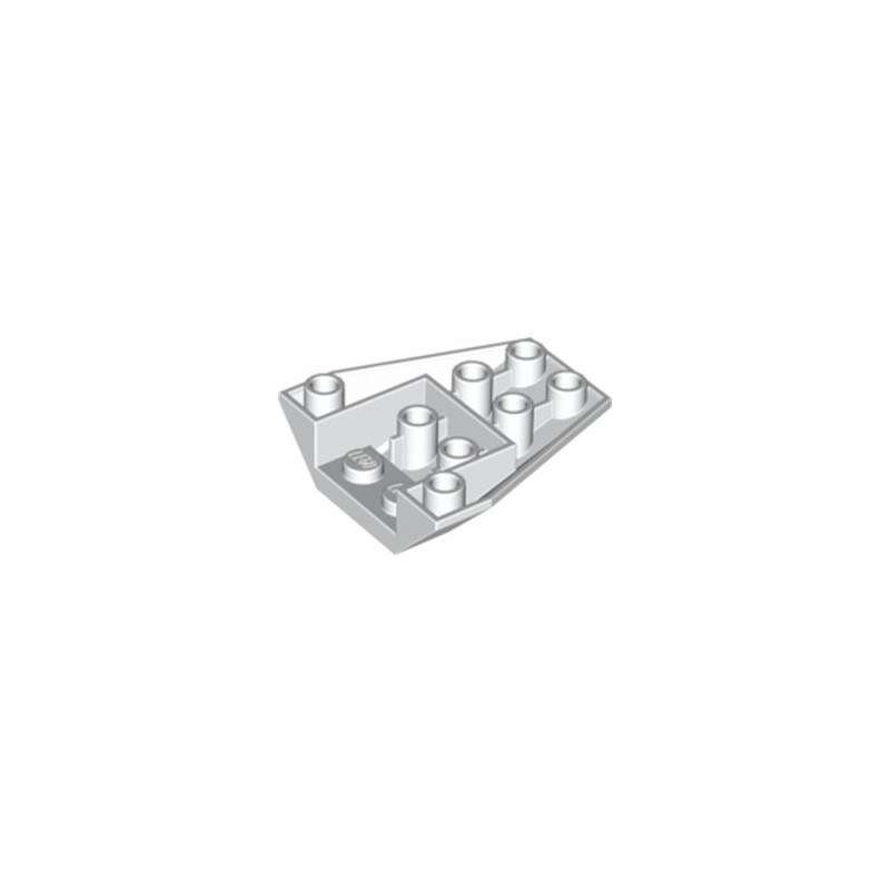 LEGO 6092950 ROOF TILE 4X2/18° INV. - BLANC