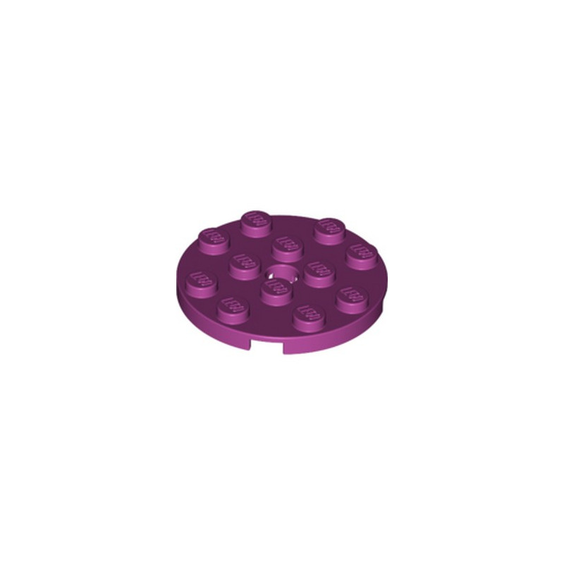 LEGO 6096210 PLATE ROND 4X4 - MAGENTA