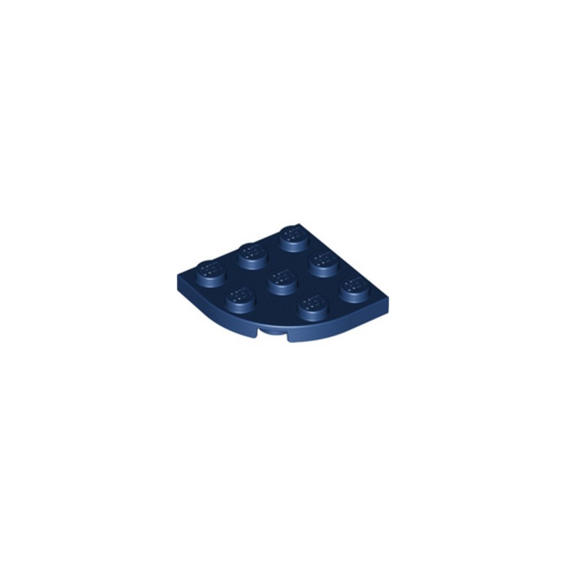 LEGO 6251836 PLATE 3X3, 1/4 CIRCLE - EARTH BLUE