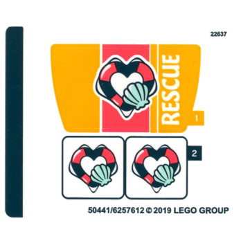 Stickers / Autocollant Lego Friends - 41376