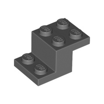 LEGO 6395363 BRIQUE PLATE 2X3X1 1/3 - DARK STONE GREY