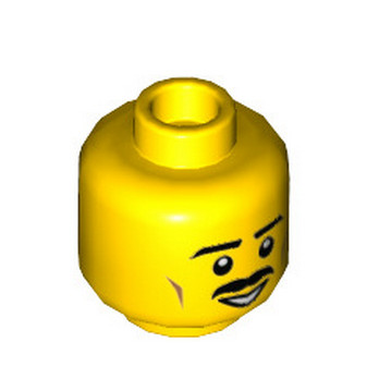 LEGO 6211710 MAN HEAD - YELLOW