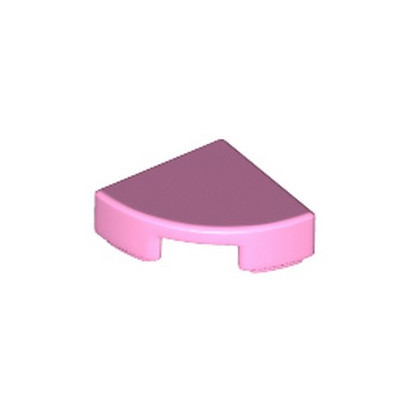 LEGO 6240463 PLATE LISSE 1/4 ROND 1X1 - ROSE CLAIR