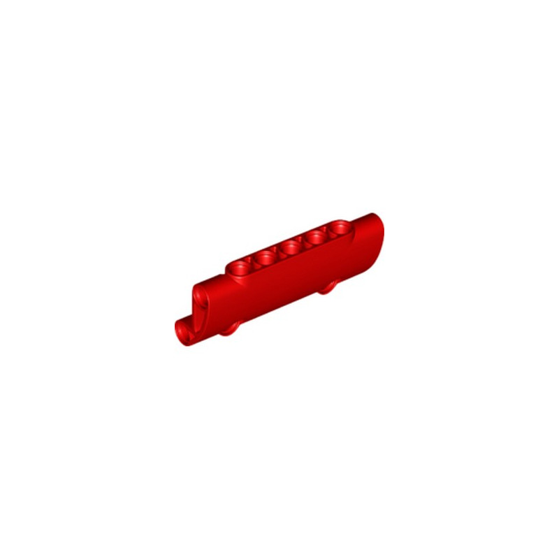 LEGO 6227232 BOWED PANEL 3X7X2 W/ 4.85 HOLE - ROUGE