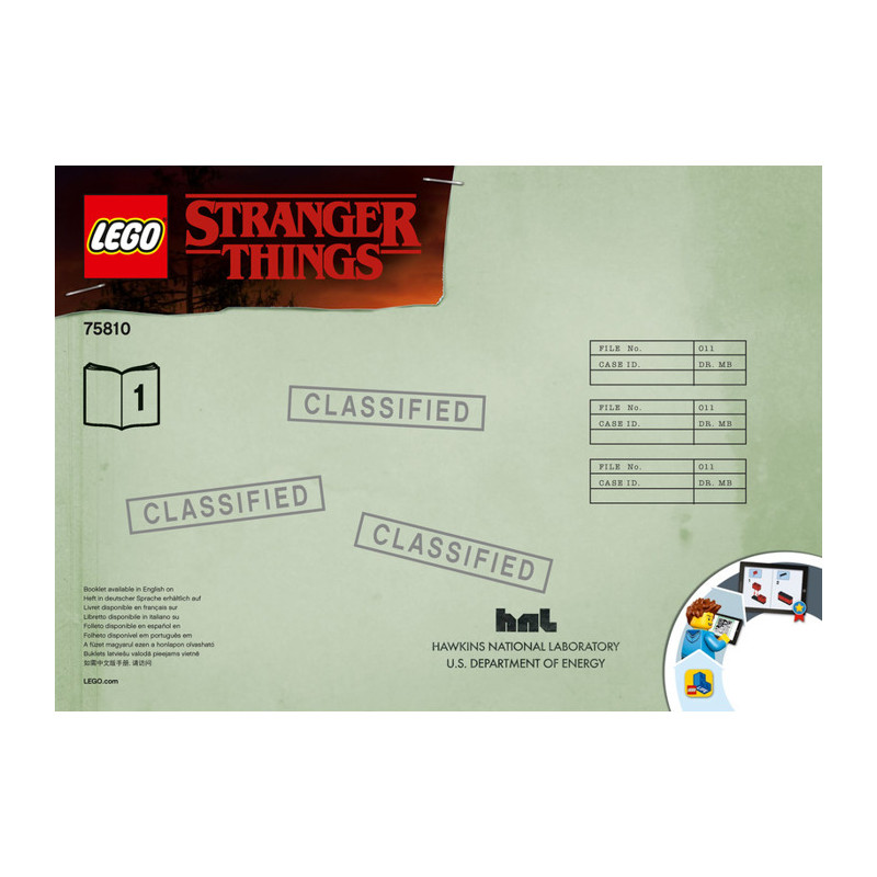 Notice / Instruction Lego Stranger Things 75810