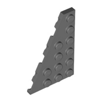 LEGO 6266299 PLATE 4X6 GAUCHE - DARK STONE GREY