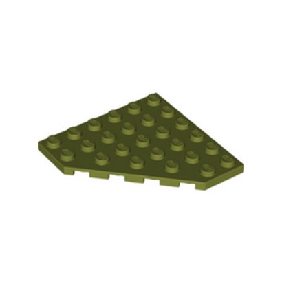 LEGO 6272101 CORNER PLATE 6X6X45° - OLIVE GREEN