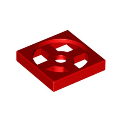 LEGO 368021 TURN TABLE 2X2 - RED