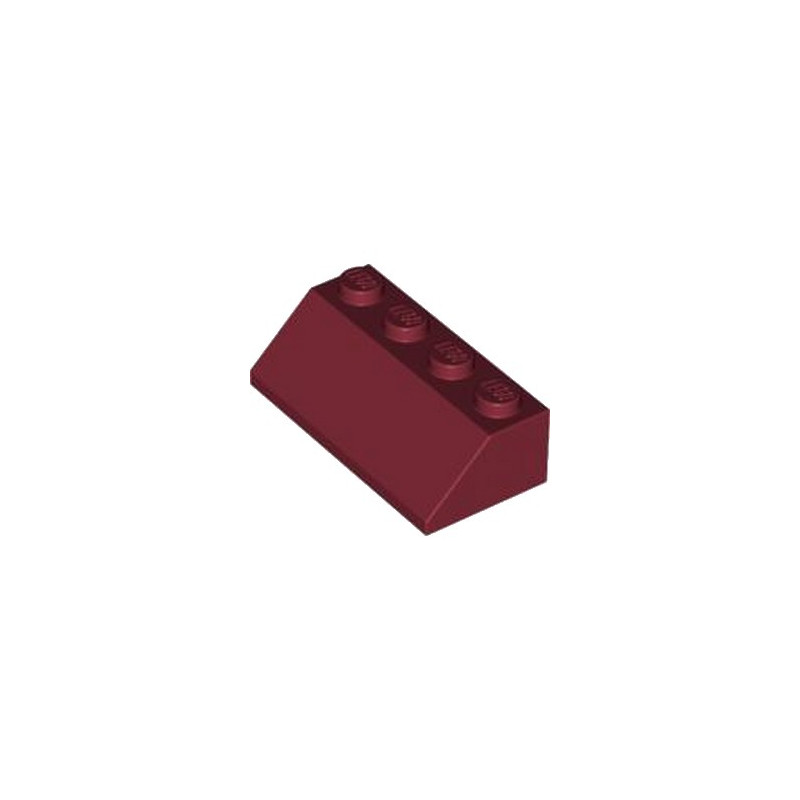 LEGO 4541380 TUILE 2X4/45° - NEW DARK RED