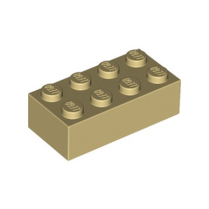 LEGO 4114319 BRIQUE 2X4 - BEIGE