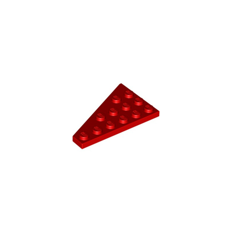 LEGO 6439456 RIGHT PLATE 4X6 - RED