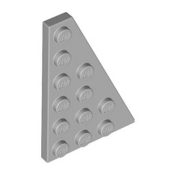LEGO 6262082 PLATE 4X6 DROITE - MEDIUM STONE GREY
