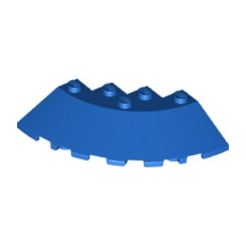 LEGO 6264063 CIRCLE 90G 6X6 ROOF TILE - BLUE