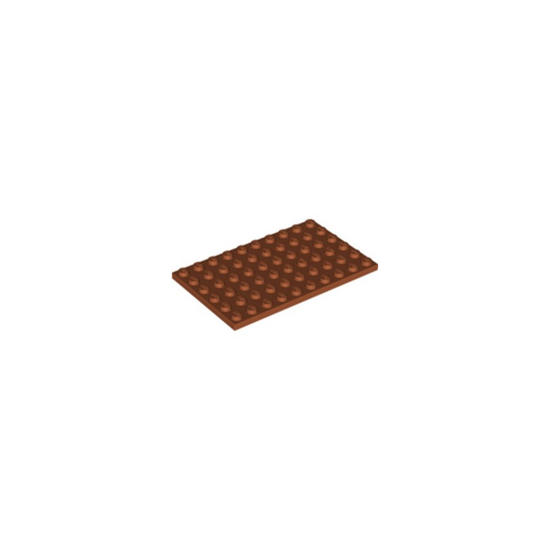 LEGO 6263971 PLATE 6X10 - DARK ORANGE