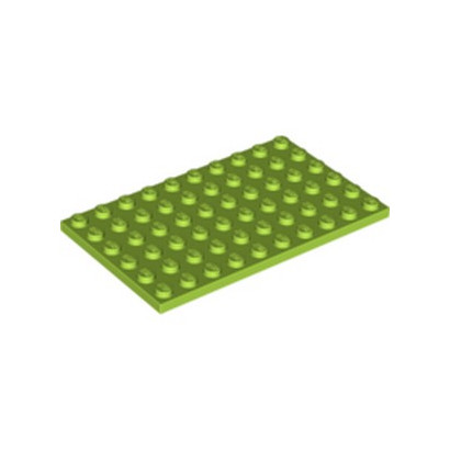 LEGO 4172875 - PLATE 6X10 - BRIGHT LIGHT GREEN
