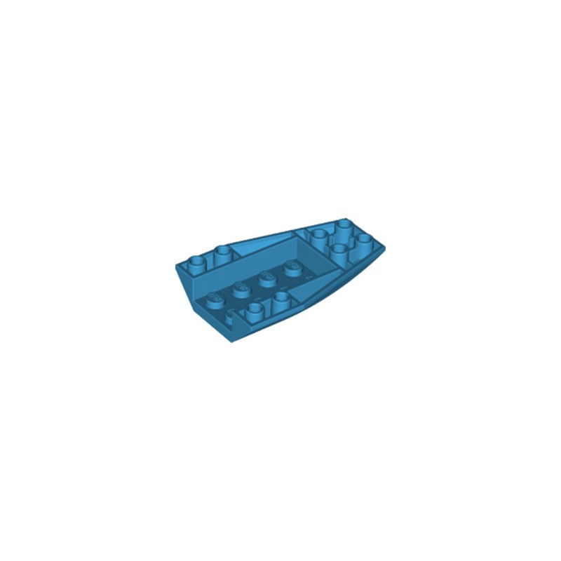 LEGO 6296060 BRIQUE 4 X 6 W/BOW, INVERTED - DARK AZUR