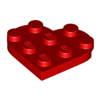 LEGO 6276193 COEUR 3X3 - ROUGE