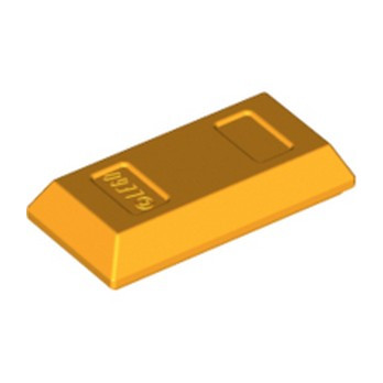 LEGO 6236454 GOLD INGOT - FLAME YELLOWISH ORANGE