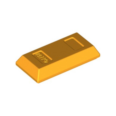 LEGO 6236454 GOLD INGOT - FLAME YELLOWISH ORANGE