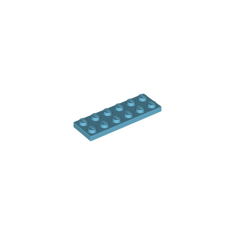 LEGO 6146926 PLATE 2X6 - MEDIUM AZUR