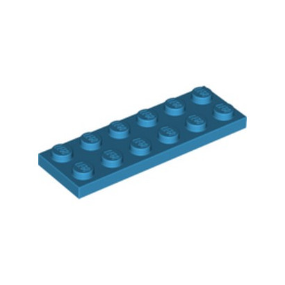 LEGO 4640891 PLATE 2X6 -  DARK AZUR