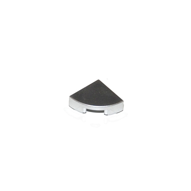 LEGO 6294879 PLATE LISSE 1/4 ROND 1X1 - METAL SILVER
