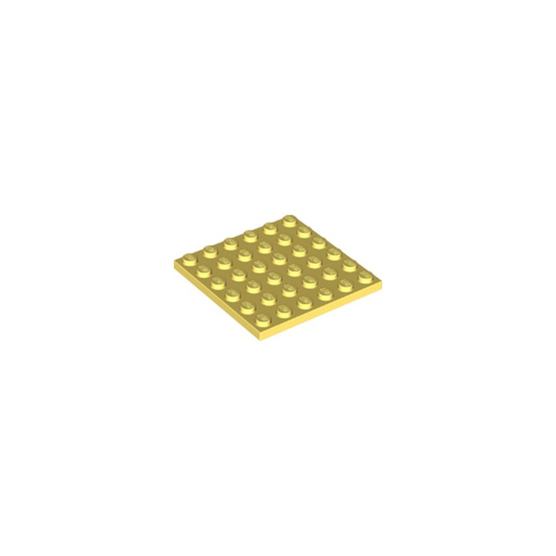 LEGO 6251833 PLATE 6X6 - COOL YELLOW