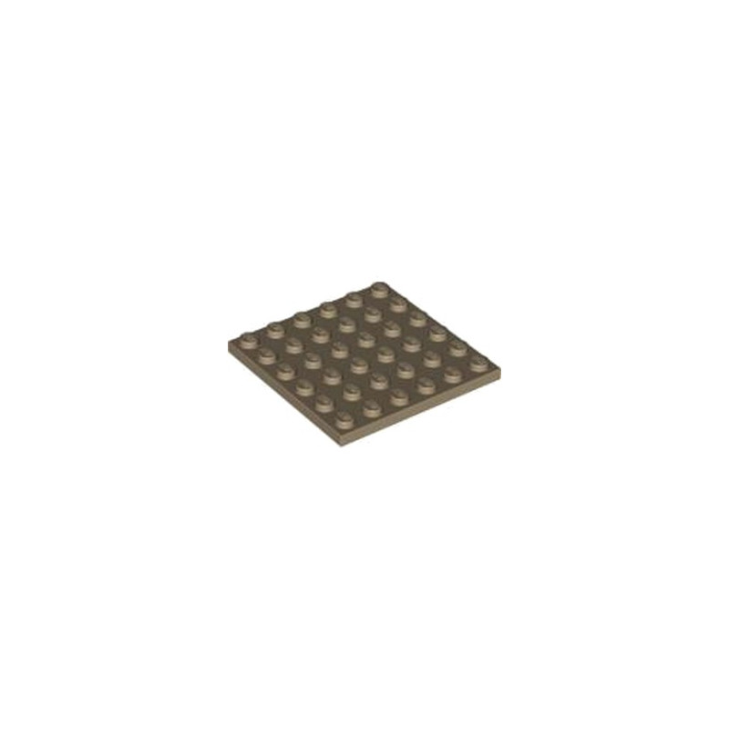 LEGO 4530712  PLATE 6X6 - SAND YELLOW