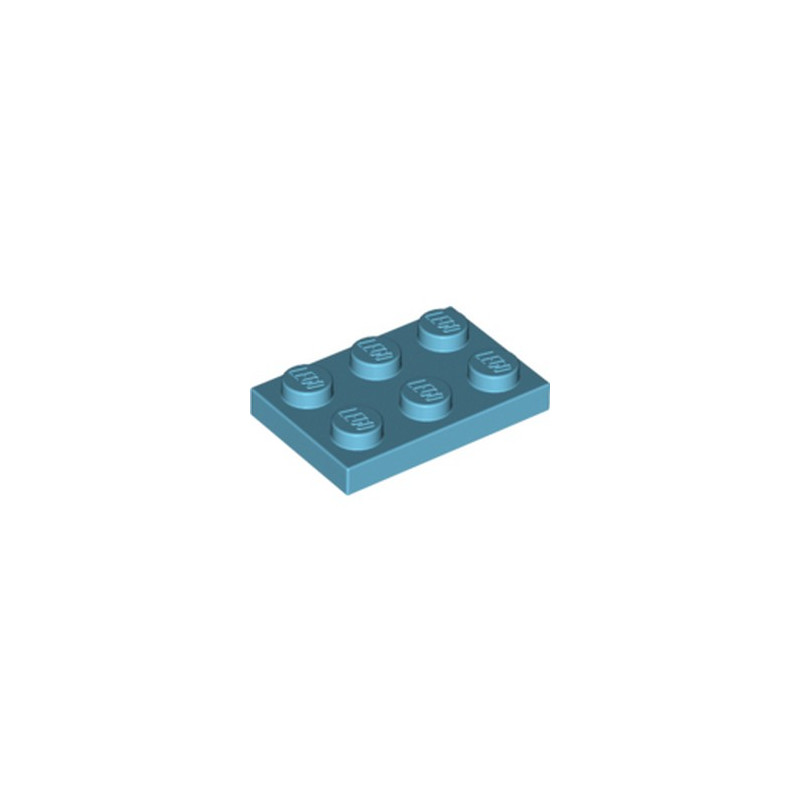 LEGO 4619513 PLATE 2X3 - MEDIUM AZUR