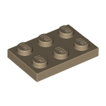 LEGO 4247156 PLATE 2X3 - Sand Yellow