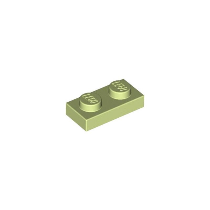 LEGO 6424046 PLATE 1X2 - SPRING YELLOWISH GREEN
