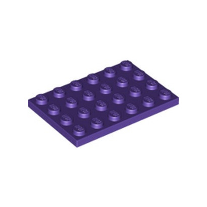 LEGO 6147032 PLATE 4X6 - MEDIUM LILAC