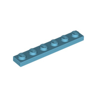 LEGO 4625036  PLATE 1X6 - MEDIUM AZUR