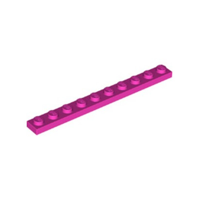 LEGO 6293403 PLATE 1X10 - ROSE
