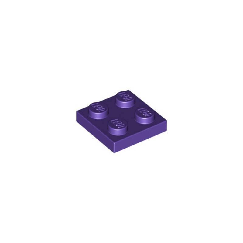 LEGO 4224861 PLATE 2X2 - MEDIUM LILAC