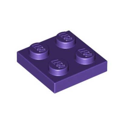 LEGO 4224861 PLATE 2X2 - MEDIUM LILAC